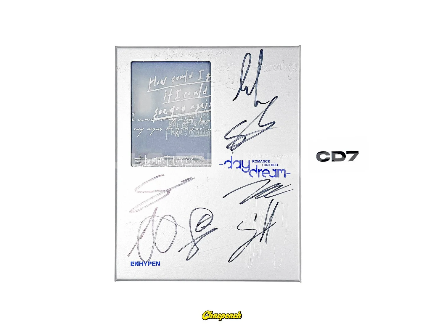 ENHYPEN ROMANCE UNTOLD daydream SIGNED PROMO ALBUM — chaepeach